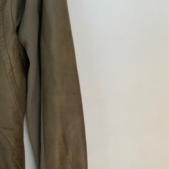RICK OWENS Leather short jacket - Picture 12 of 12